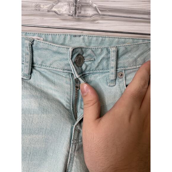 Gap Jeans Womens 27 Light Wash Blue Always Skinny Distressed Denim Stretch Pants - Picture 2 of 13